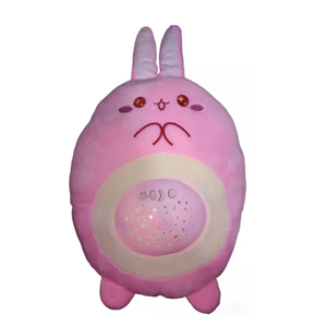 شب خواب کودک موزیکال و چراغدار طرح خرگوش صورتی Baby Animal Music Projection lamp_اسباب بازی